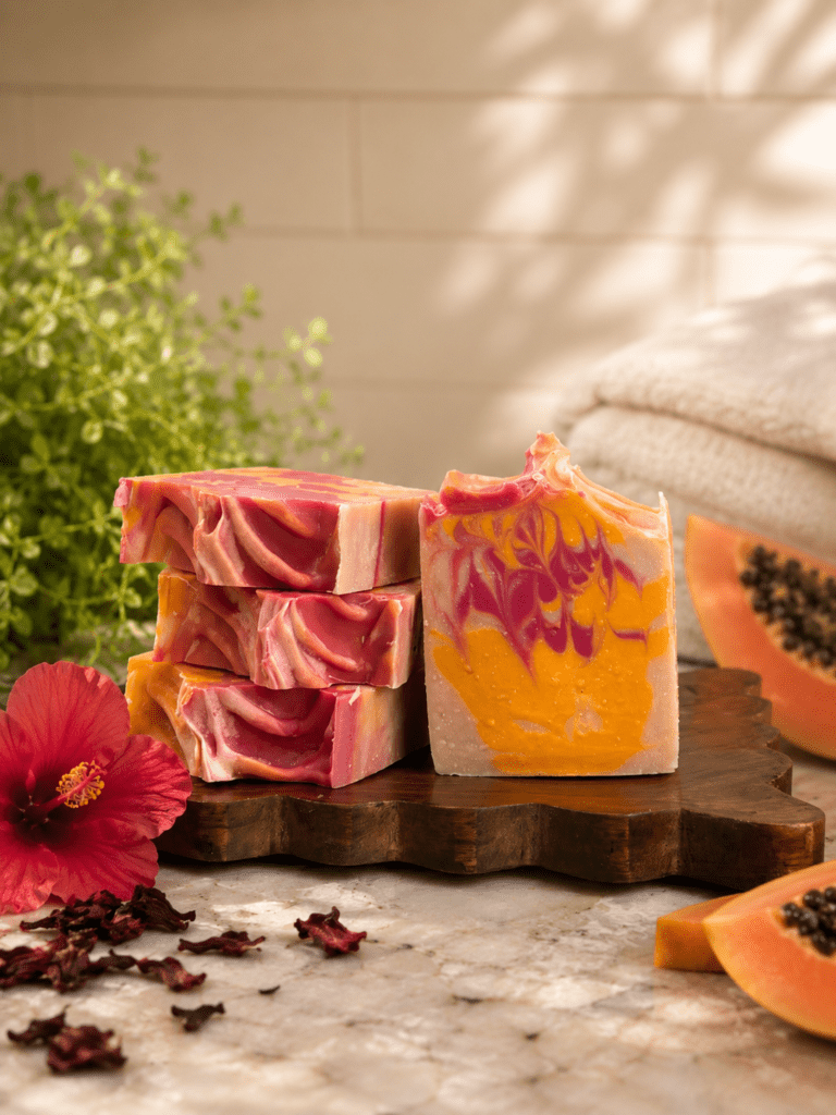 Papaya Hibiscus Soap Bar