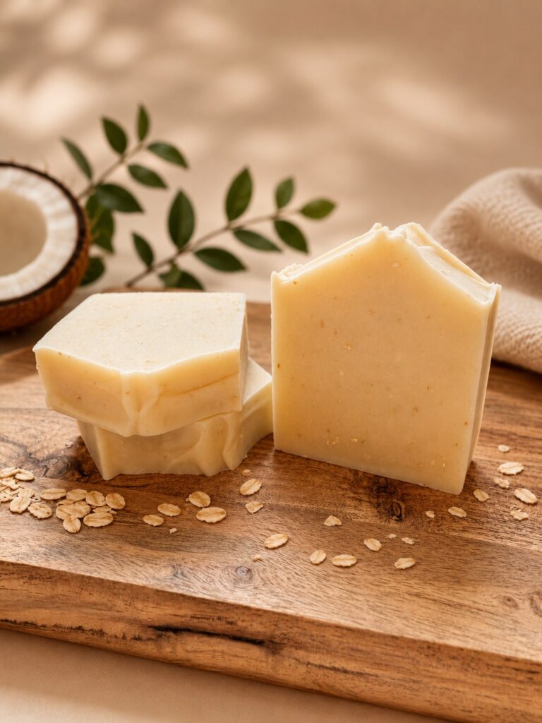 Unscented Coconut Milk & Oat Soap Bar