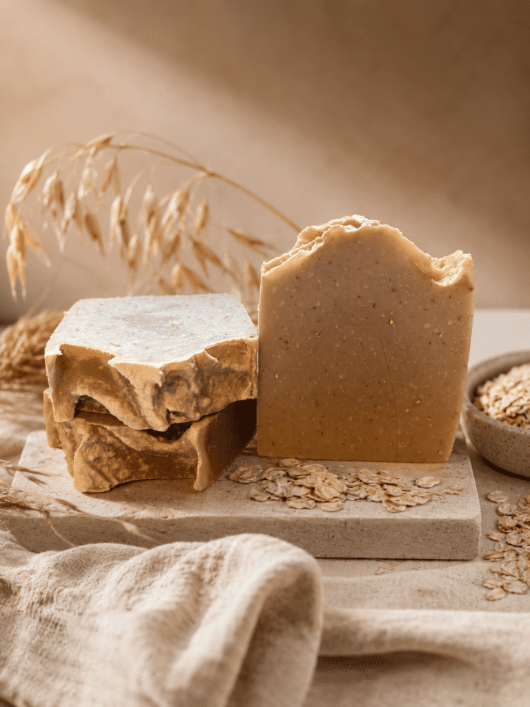 Coconut Oatmeal Tallow Soap Bar
