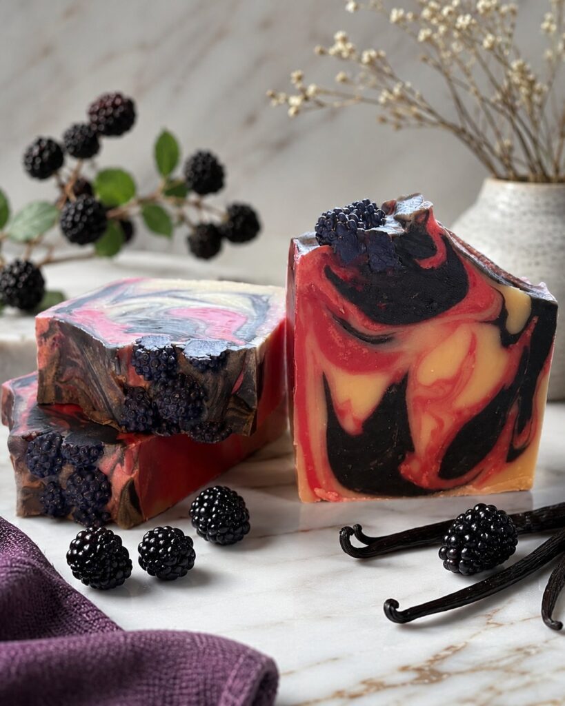 Black Raspberry Vanilla Soap Bar