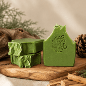 Frosted Fir Cedarwood & Sandalwood Tallow Soap Bar