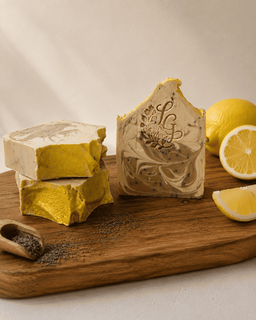 Sugared Lemon Poppyseed Soap Bar