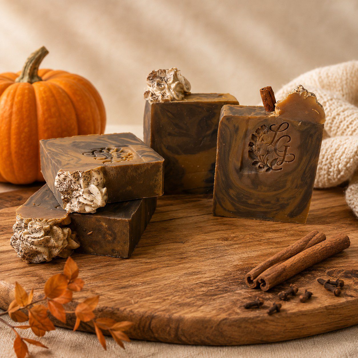 Toasted Pumpkin Spice Tallow Soap Bar